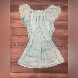 Teal Tie-Dye Breezy Dress/Swim Cover-Up - Small by Gypsy 05